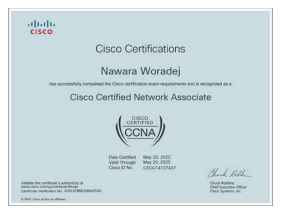 Cisco Certified Network Associate certificate
